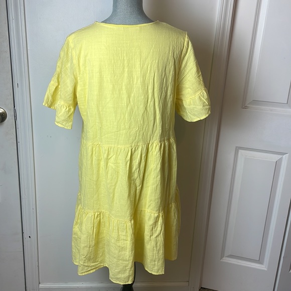 Yellow Ruffle Dress - Picture 5 of 6